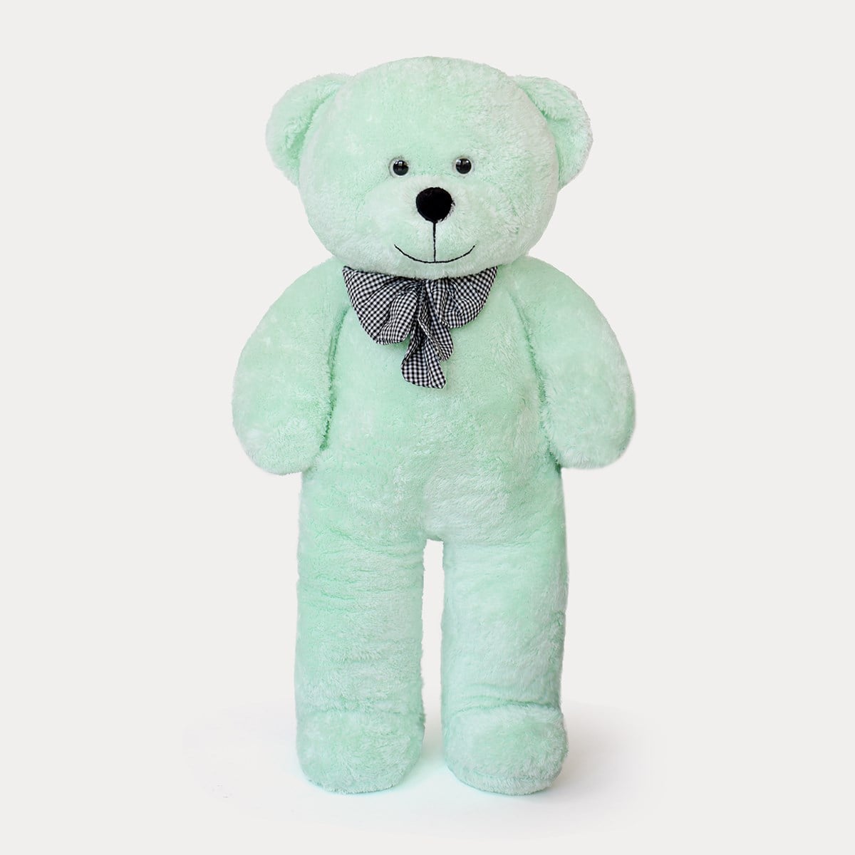 100 cm Mint Yeşili Premium Papyonlu Pelüş Ayıcık Pababo