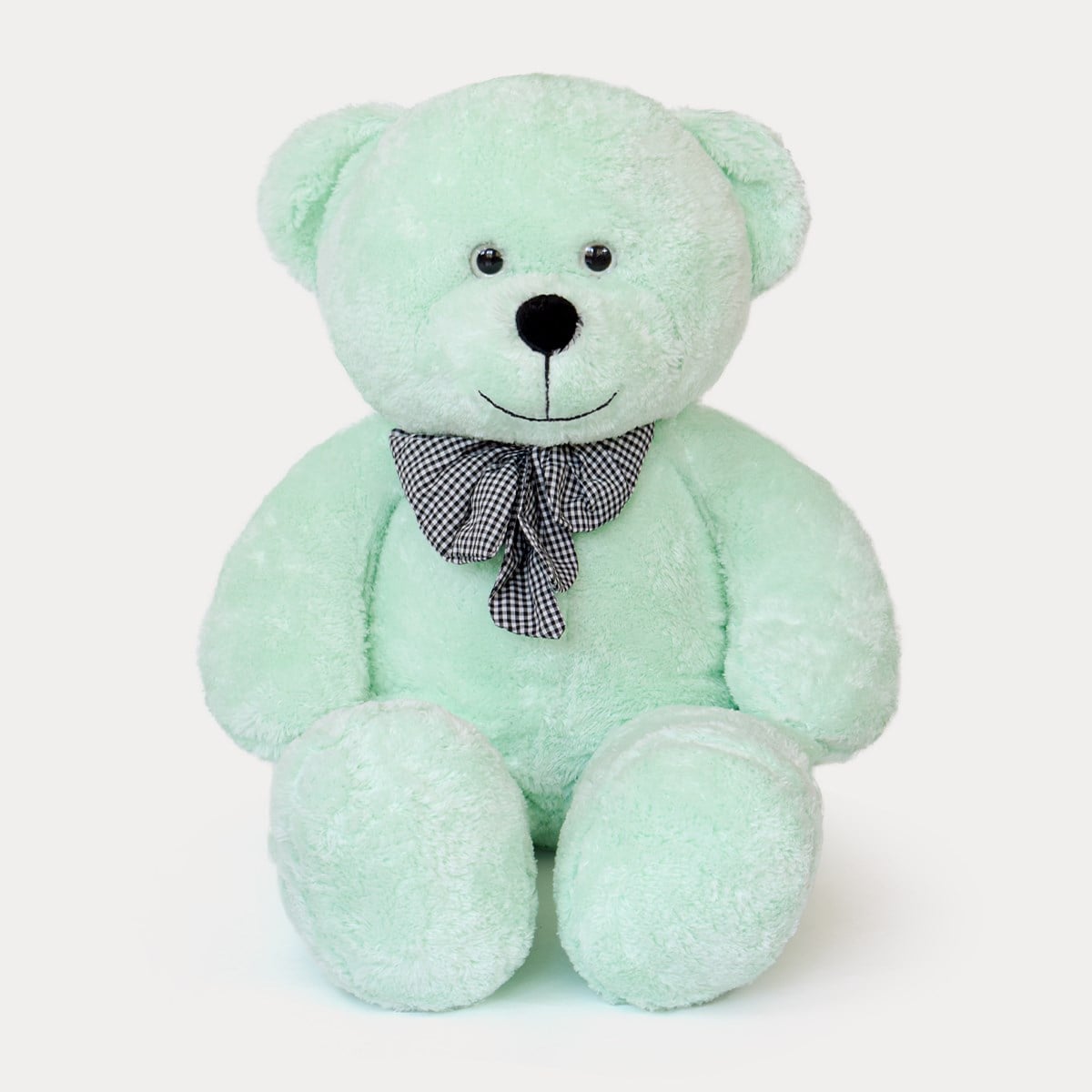 100 cm Mint Yeşili Premium Papyonlu Pelüş Ayıcık Pababo