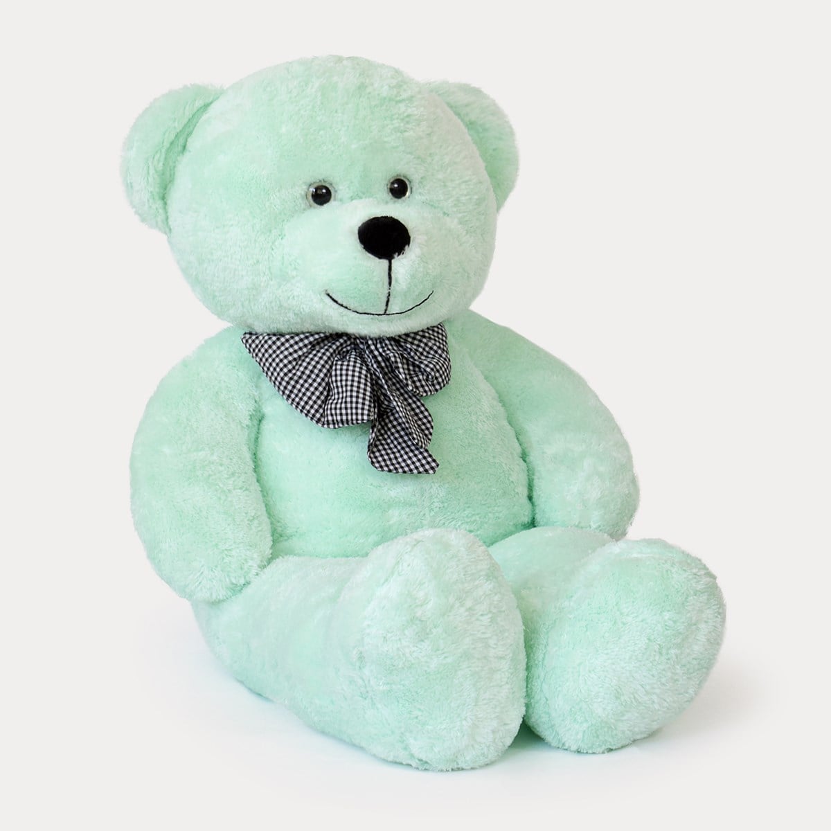 100 cm Mint Yeşili Premium Papyonlu Pelüş Ayıcık Pababo