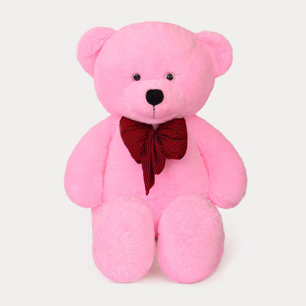 100 cm Pembe Premium Papyonlu Pelüş Ayıcık