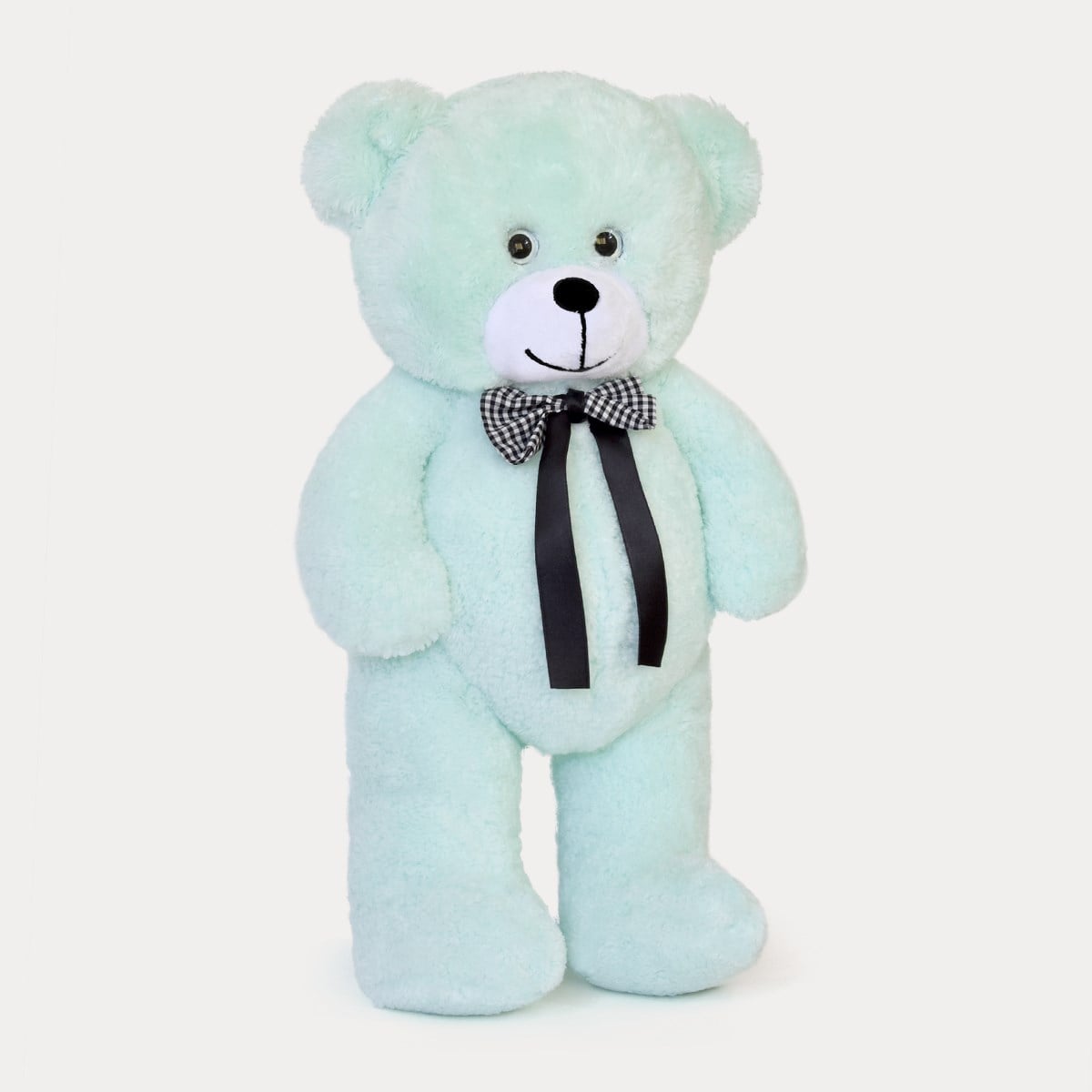 50 cm Mint Yeşili Premium Papyonlu Pelüş Ayıcık Pababo