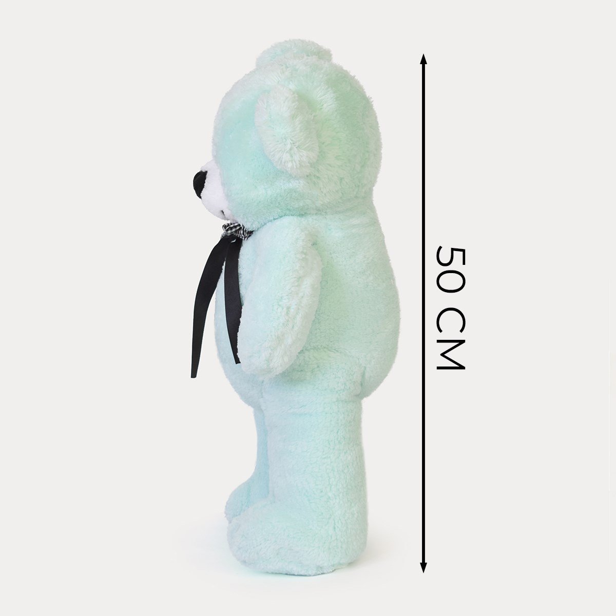 50 cm Mint Yeşili Premium Papyonlu Pelüş Ayıcık Pababo