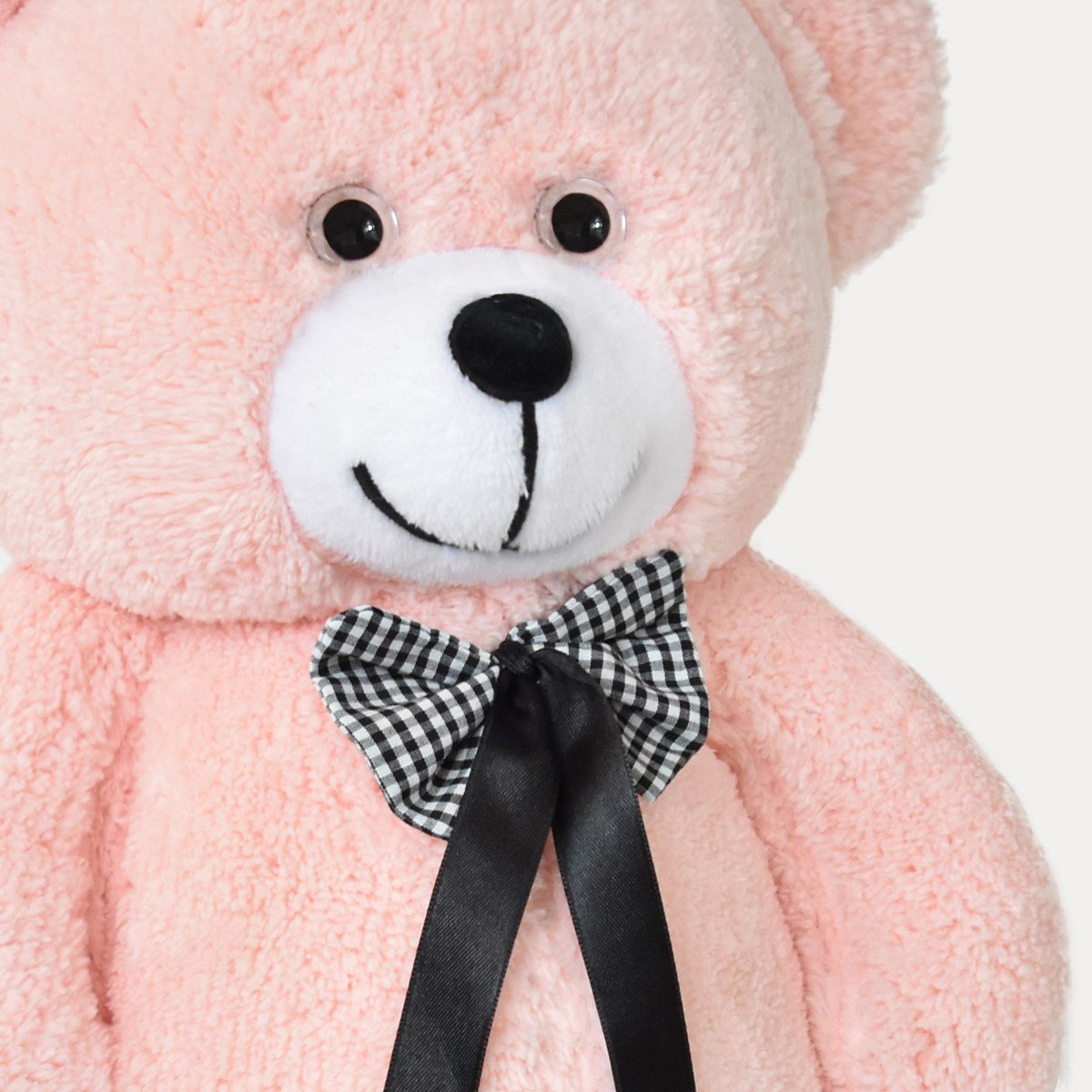 50 cm Pembe Premium Papyonlu Pelüş Ayıcık Pababo