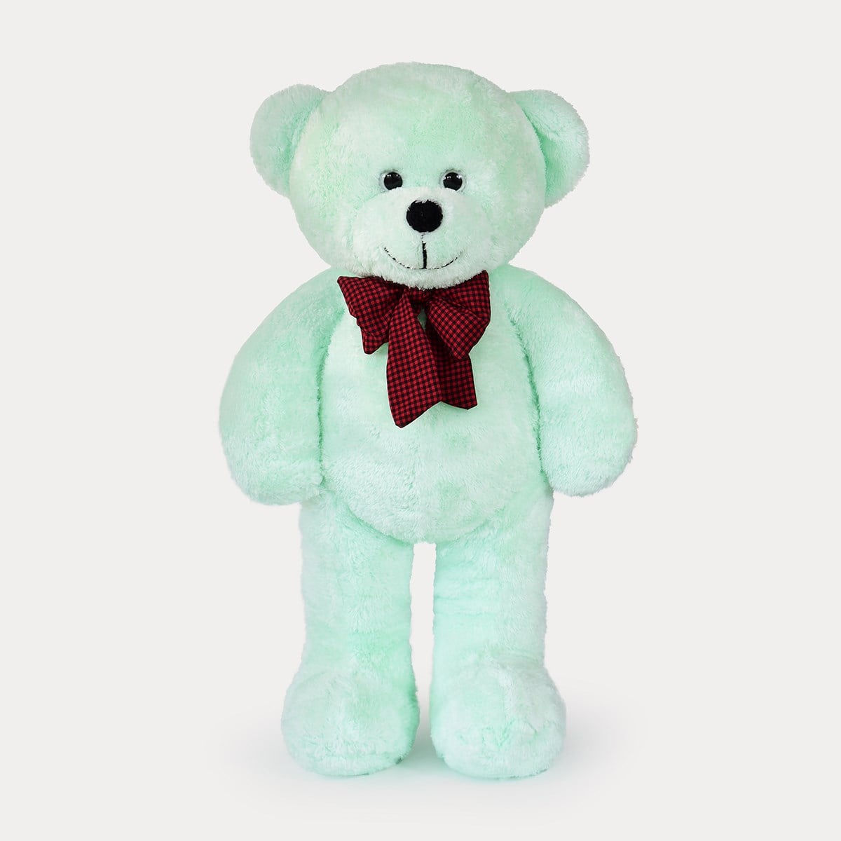 80 cm Mint Yeşili Premium Papyonlu Pelüş Ayıcık Pababo