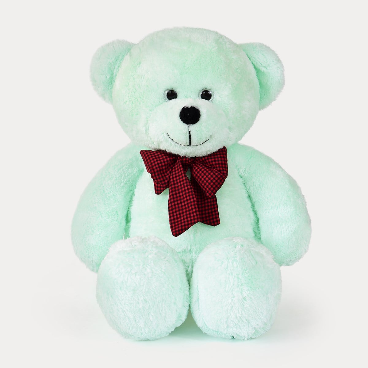 80 cm Mint Yeşili Premium Papyonlu Pelüş Ayıcık Pababo