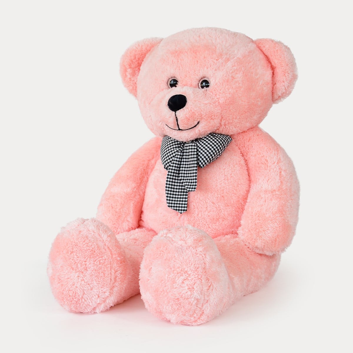 80 cm Pembe Premium Papyonlu Pelüş Ayıcık Pababo