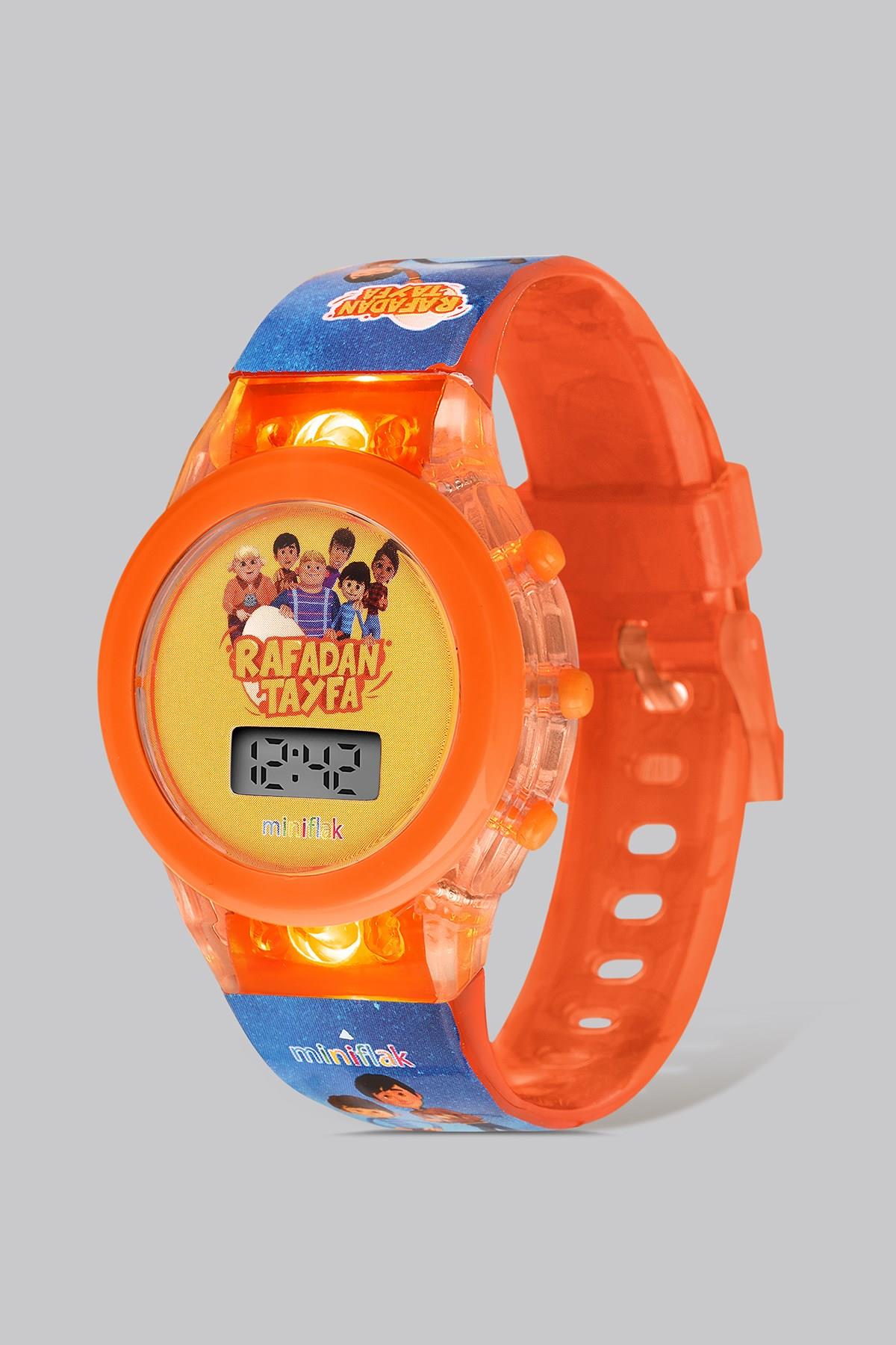 Miniflak Rafadan Tayfa Lisanslı RF7220 Mavi Işıklı Çocuk Kol Saati Pababo