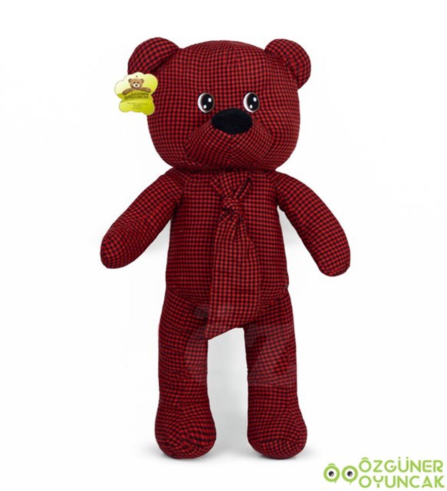 Sevimli 65 cm Kare Kravatlı Ayıcık Fiyatı