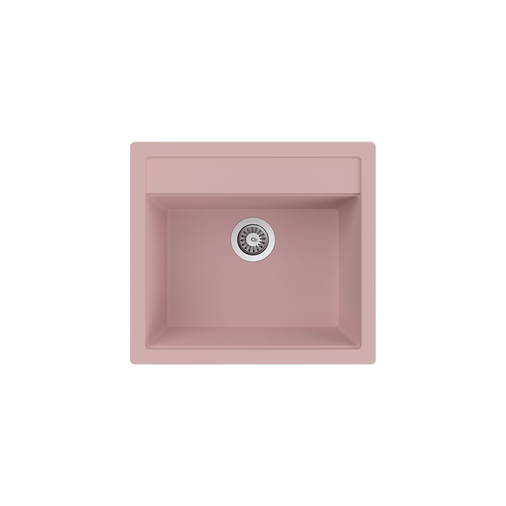 Aqua QuartzBelt 55x50 cm Pembe Granit Eviye
