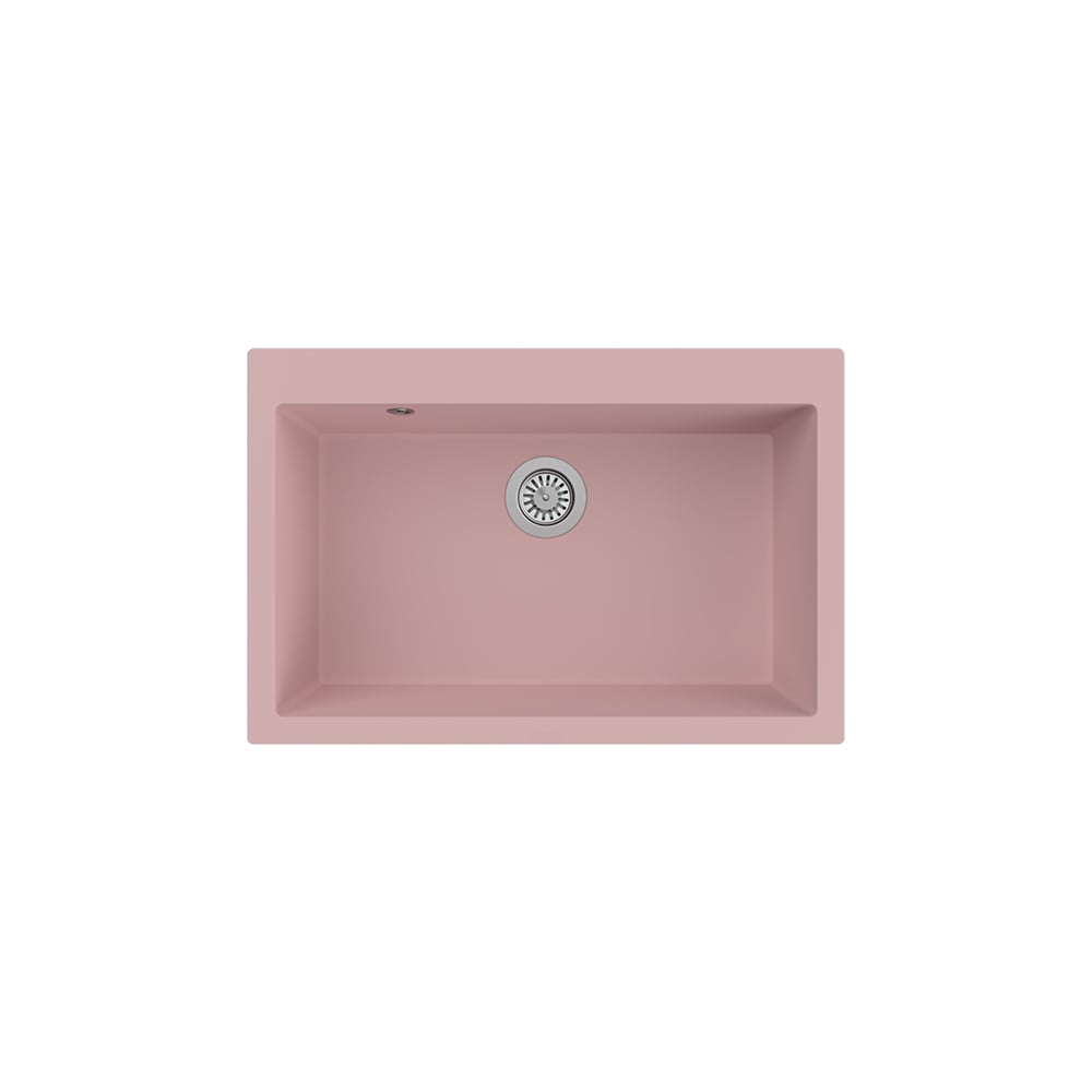 Aqua QuartzCapella 75x50 cm Pembe Granit Eviye