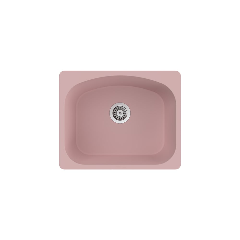 Aqua QuartzProcyon 60x50 cm Pembe Granit Eviye