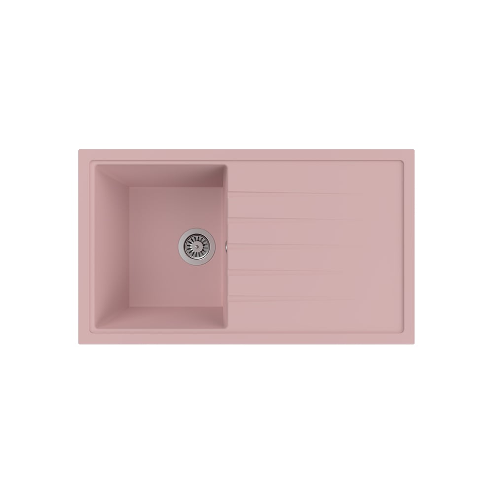 Aqua QuartzZen 85x50 cm Pembe Granit Eviye
