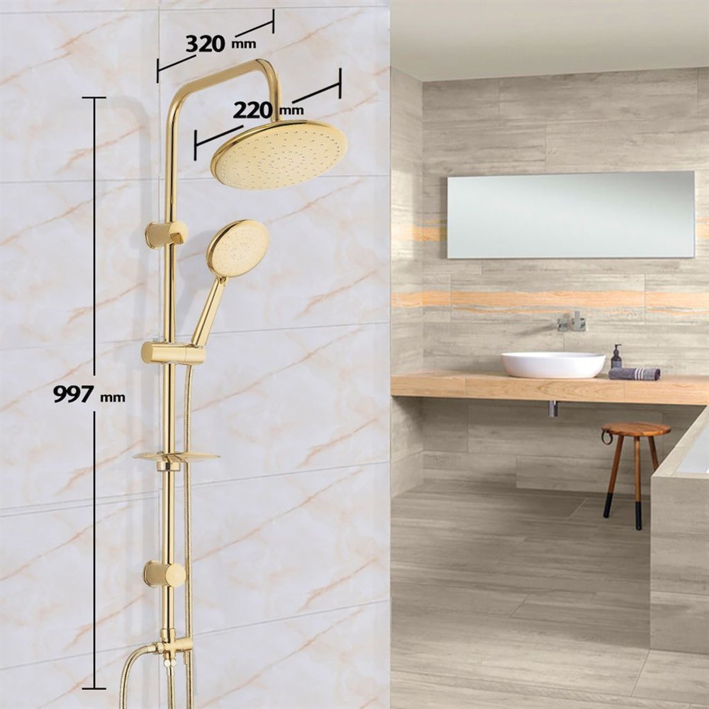 ARAcuba Gold Tepe Duş Kolonu