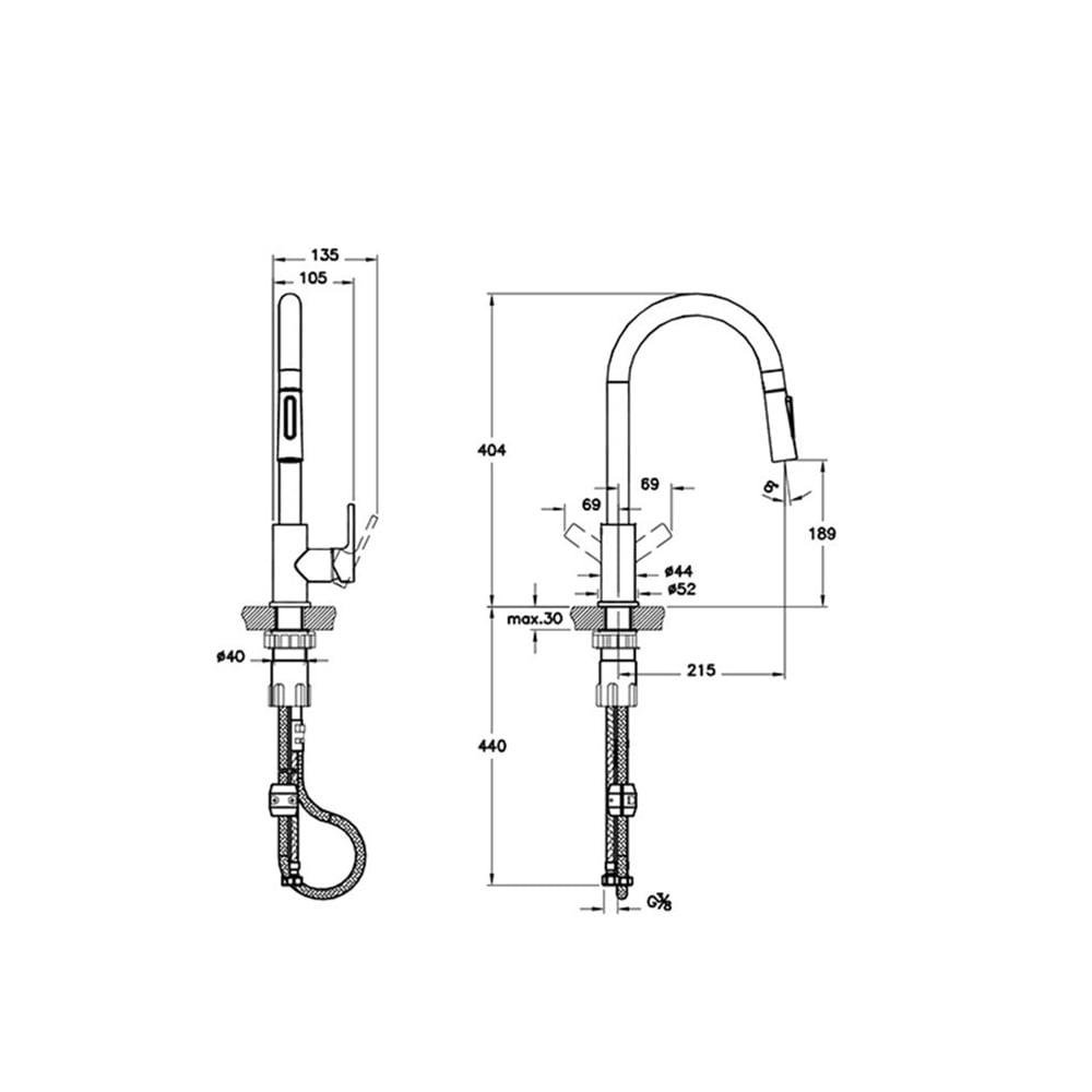 ArtemaArtema Maestro Pull-Down Eviye Bataryası