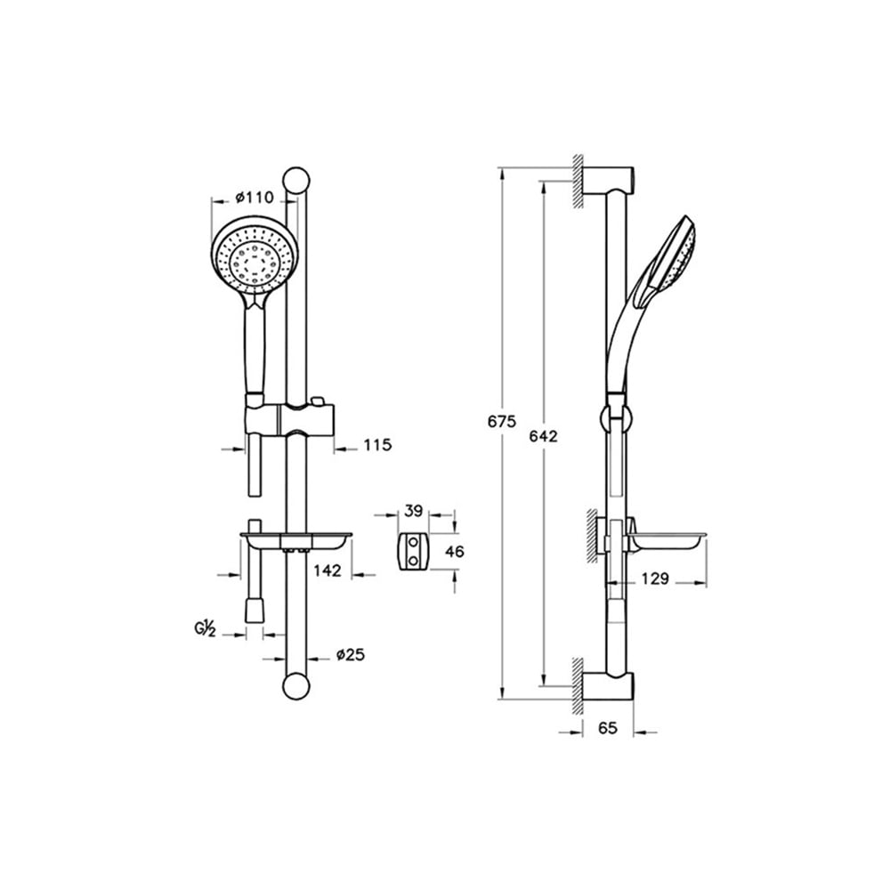ArtemaCozy 5F Sürgülü El Duşu