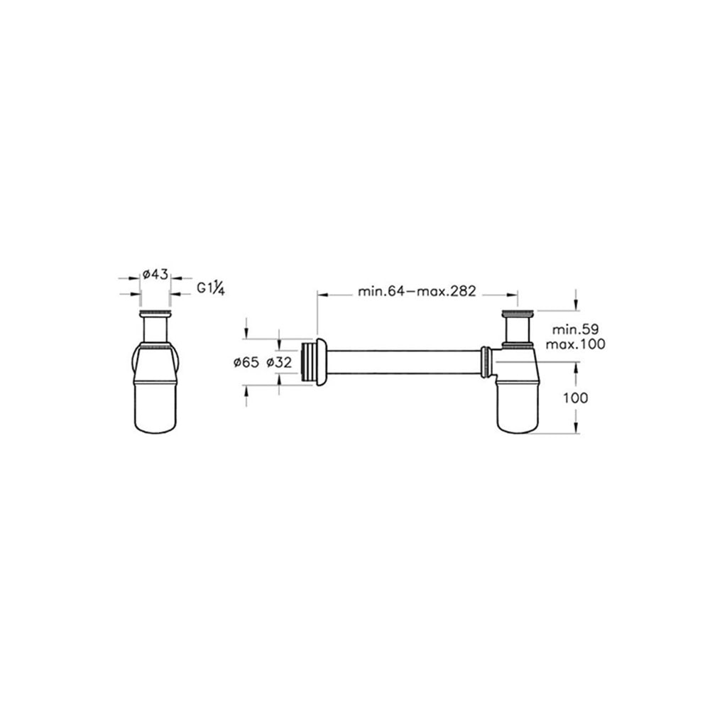 ArtemaLavabo/Eviye Sifonu A45122 - T Tipi