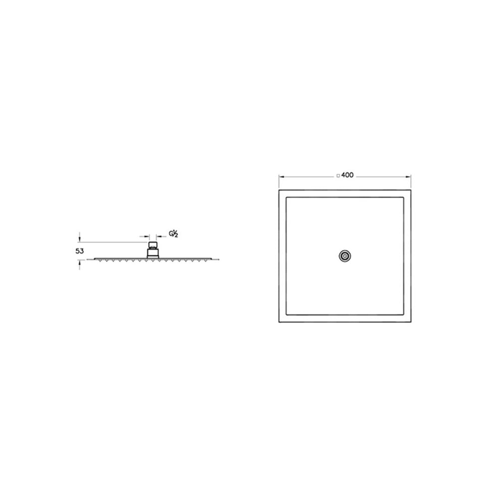 ArtemaLite Ls 40 cm Tepe Duşu