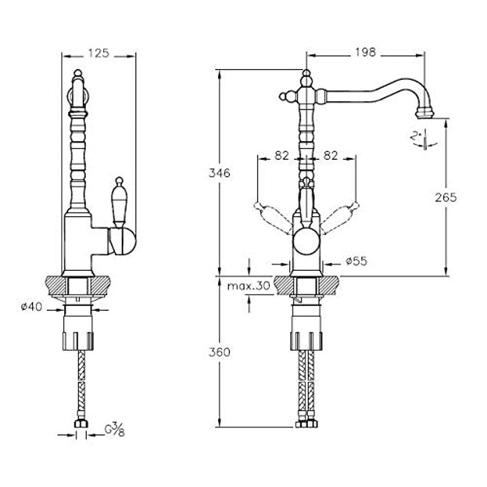 ArtemaVerona Saten Altın Mutfak Eviye Bataryası