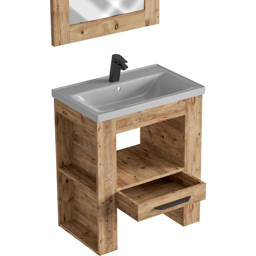Belinza Atlantik 80 Cm Banyo Dolabı