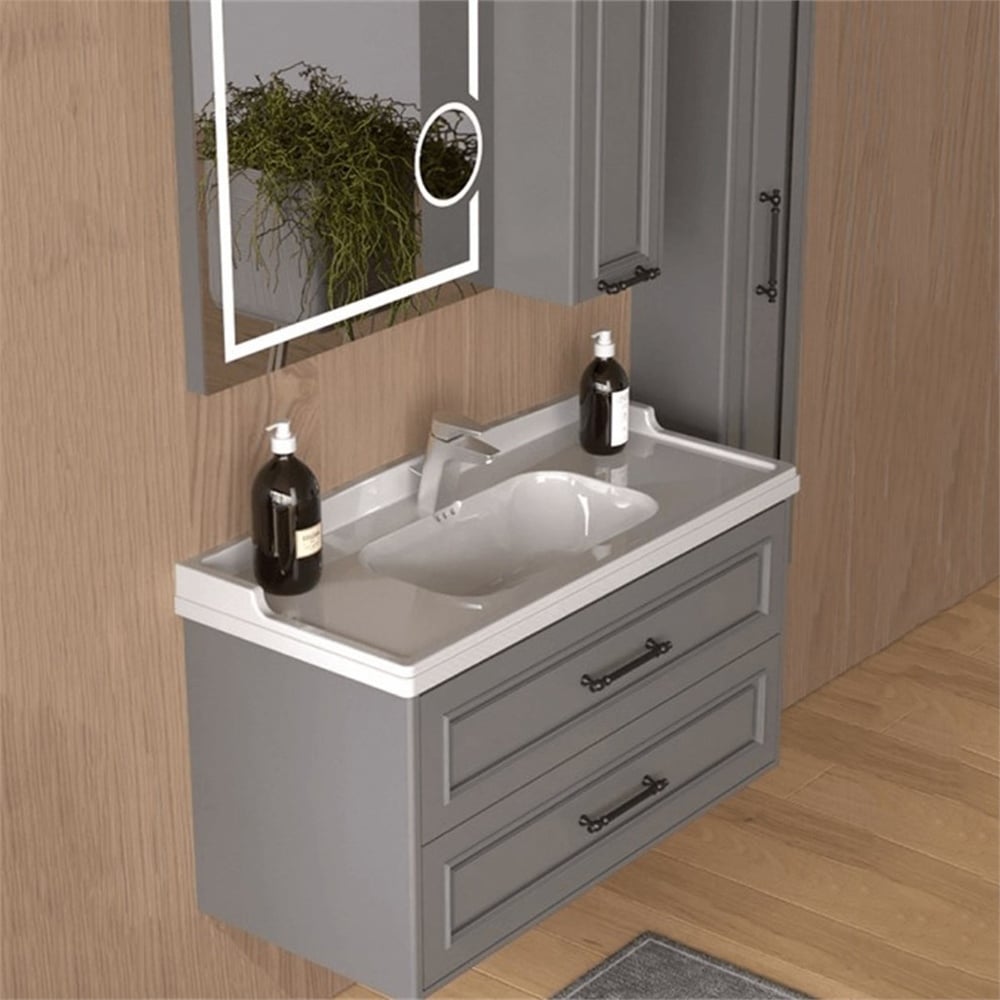 BelinzaAriana 80 cm Lavabolu Alt Modül