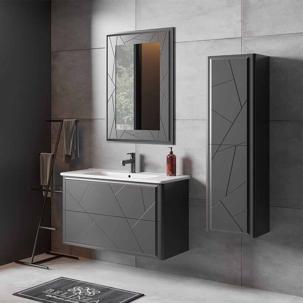 BelinzaAristo 85 cm Banyo Dolabı