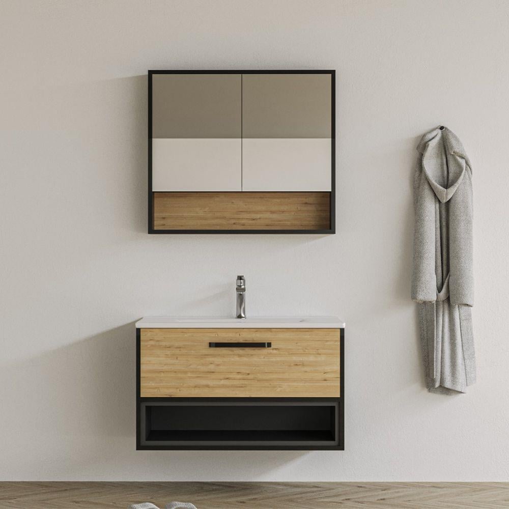 BelinzaCarmen 80 cm Dolaplı Ayna