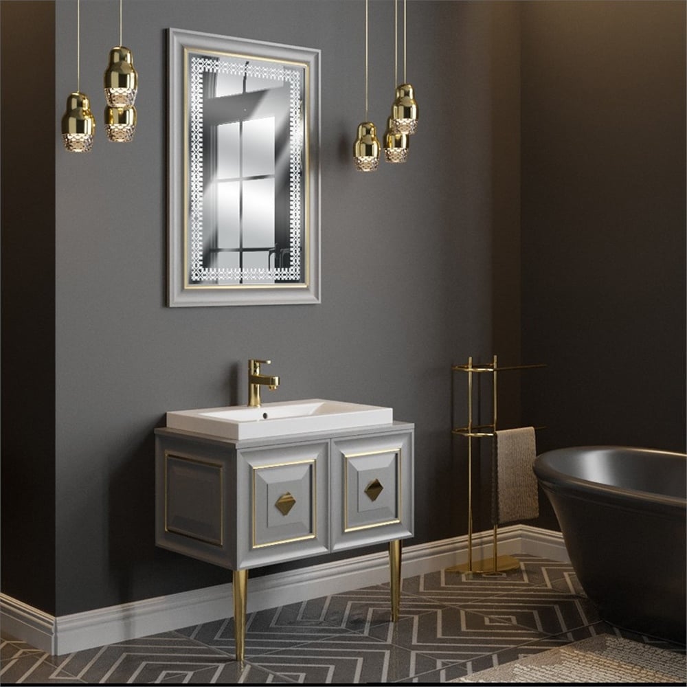 BelinzaDavlos 80 cm Banyo Dolabı