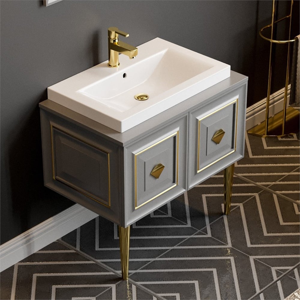 BelinzaDavlos 80 cm Lavabo Alt Dolabı