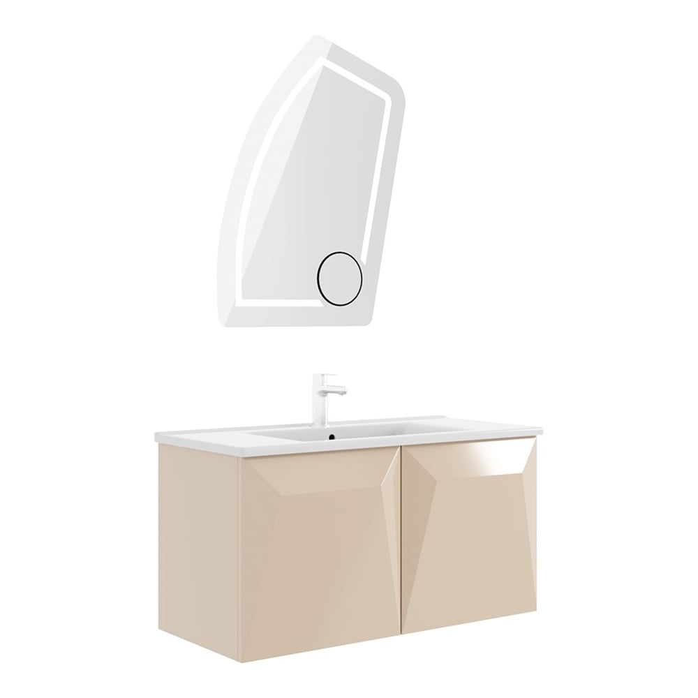 BelinzaDiamond 100 cm Banyo Dolabı