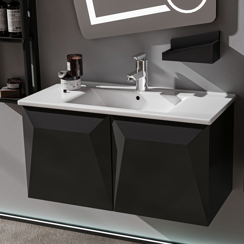 BelinzaDiamond 85 cm Banyo Dolabı Alt Modülü