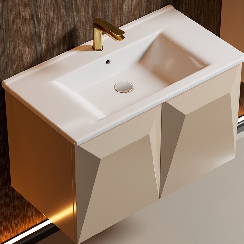 BelinzaDiamond 85 cm Lavabolu Alt Modül