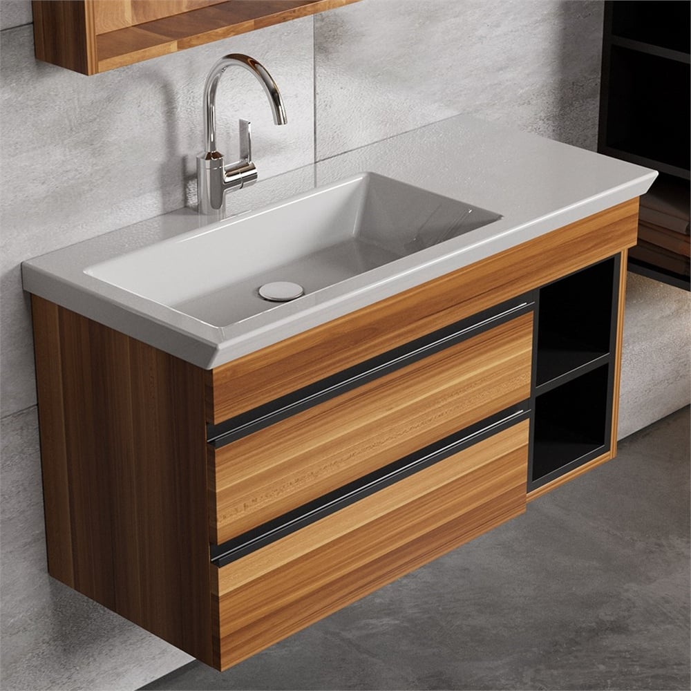 BelinzaFiruze 100 cm Banyo Dolabı