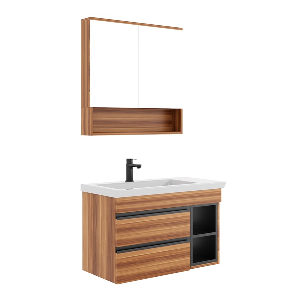 BelinzaFiruze 85 cm Banyo Dolabı