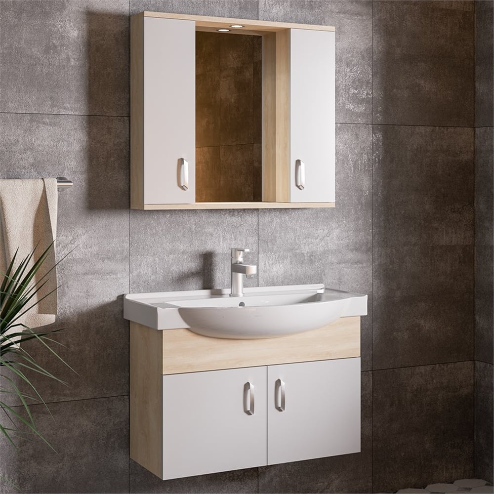 BelinzaMars 80 cm Banyo Dolabı