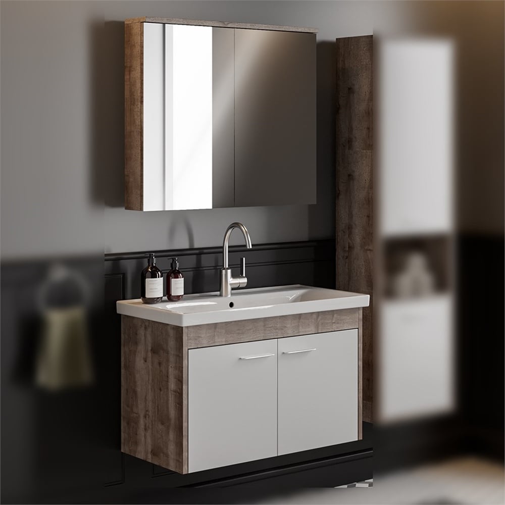 BelinzaRiver 80 cm Banyo Dolabı