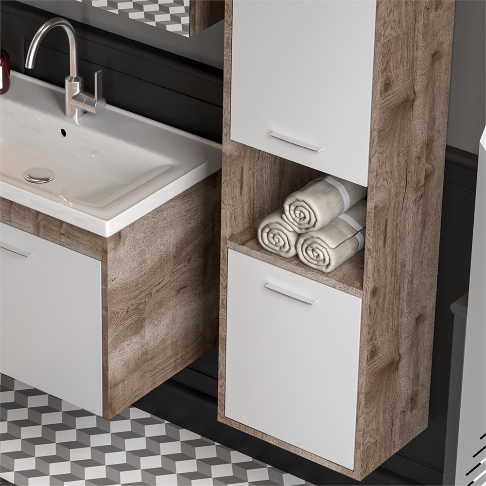BelinzaRiver 80 cm Banyo Dolabı