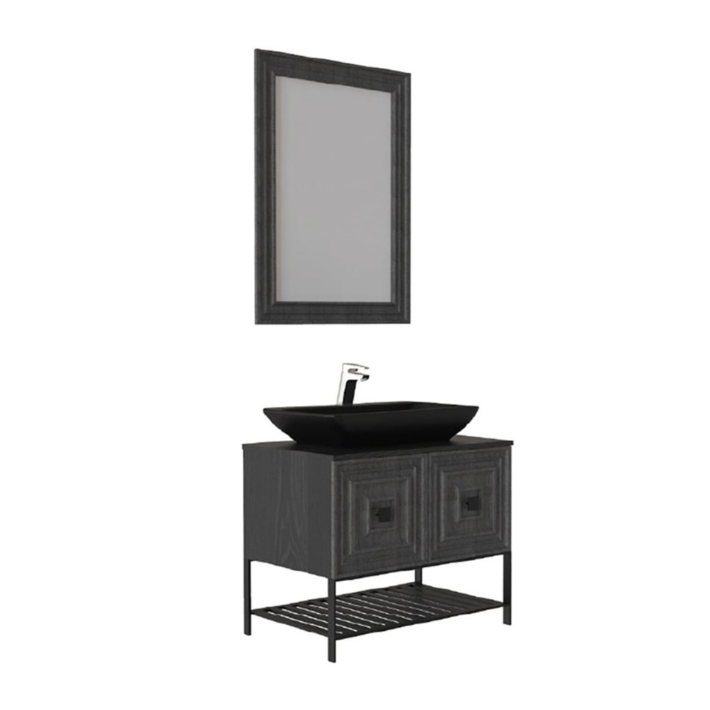 BelinzaRustica 80 cm Banyo Dolabı