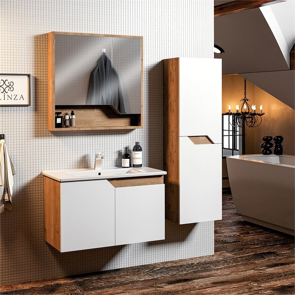 BelinzaSilva 100 cm Banyo Dolabı