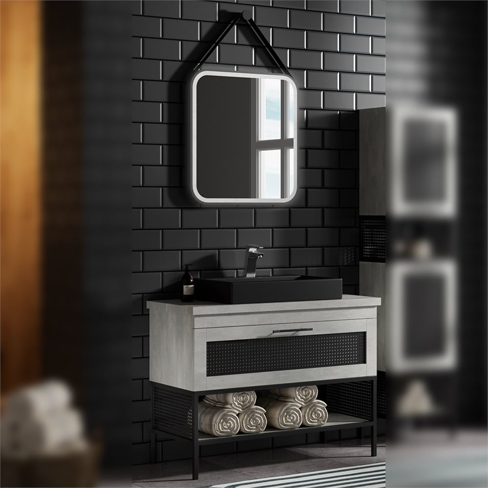 BelinzaTrellis 100 Cm Banyo Dolabı