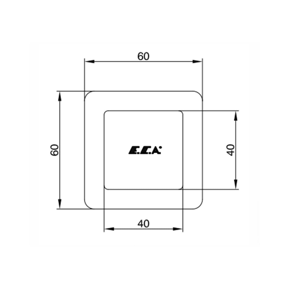 ECACaro Ankastre Ara Kesme Valfi