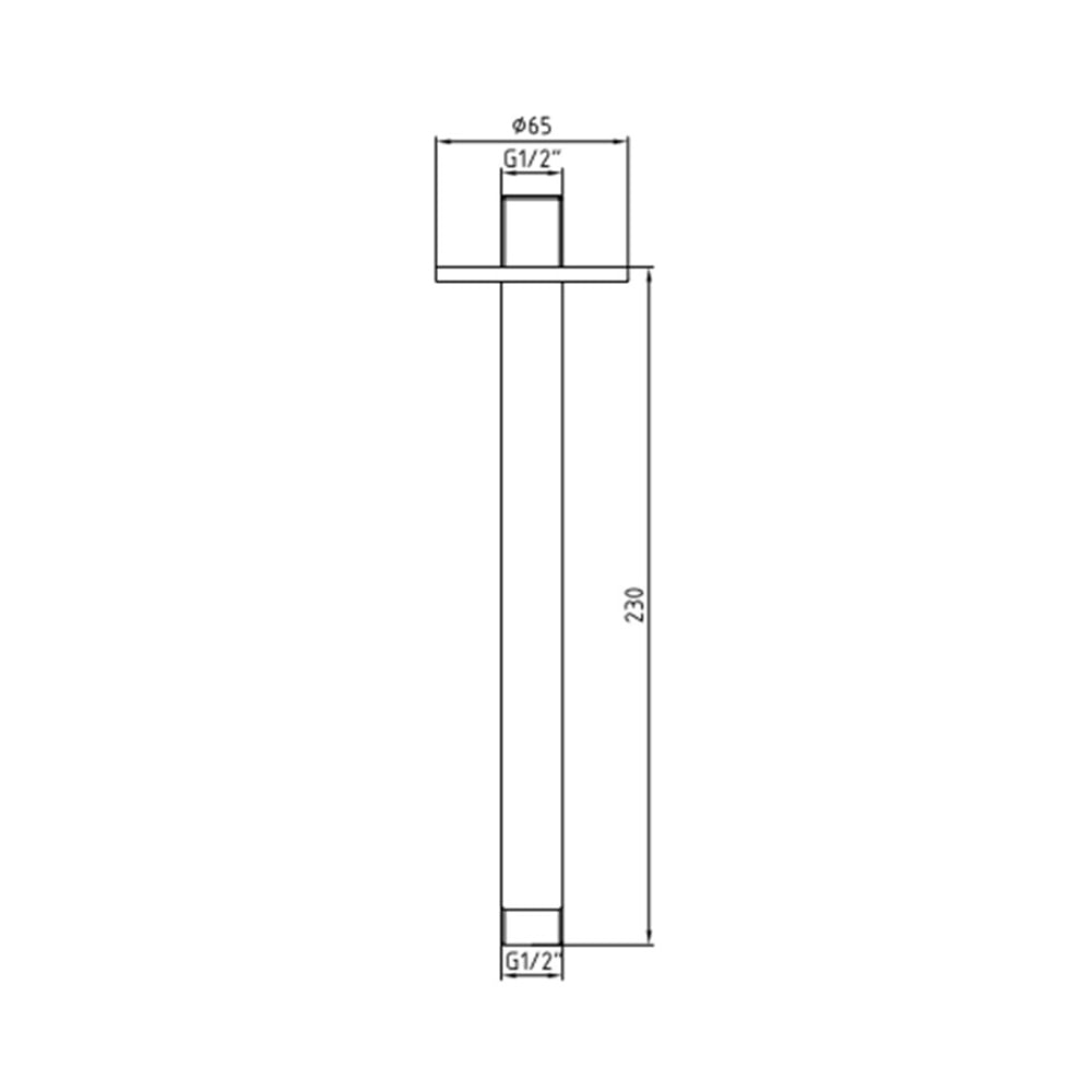 ECATavandan 23 cm Duş Dirseği