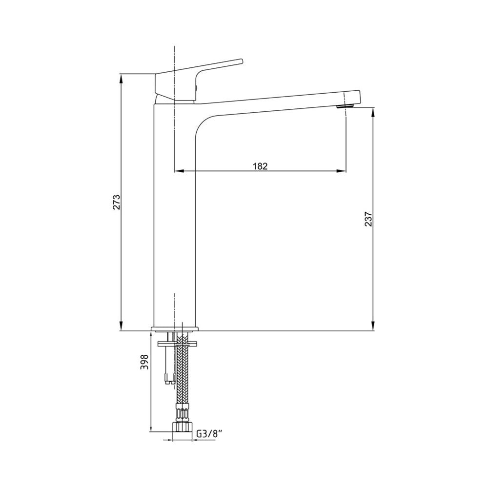 ECATiera Yüksek Tip Lavabo Bataryası