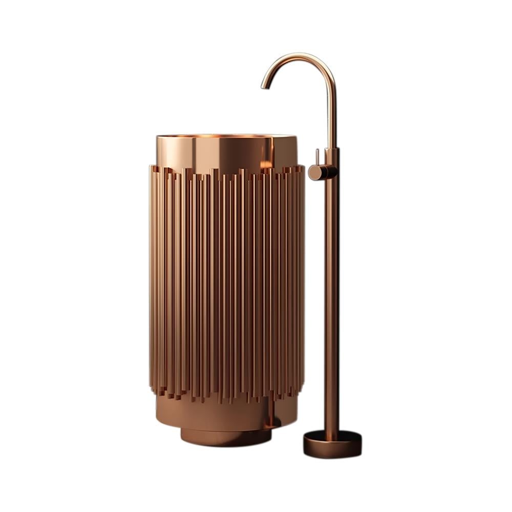 GraffeGraffe Aurora Rose Gold Monoblok Lavabo