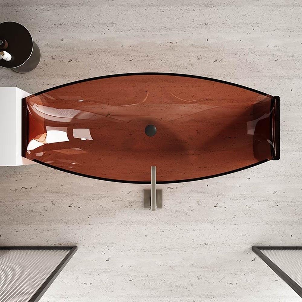 GraffeGraffe Hammock 180x80 Şeffaf Bağımsız Küvet Kırmızı