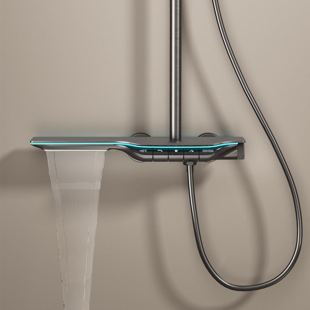 GraffeGraffe Likya Fırçalı Altın Duş Seti