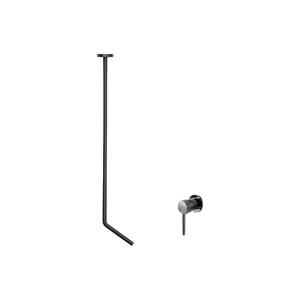 GraffeGraffe Zenflow 2.0 Tavandan Lavabo Bataryası Mat Siyah