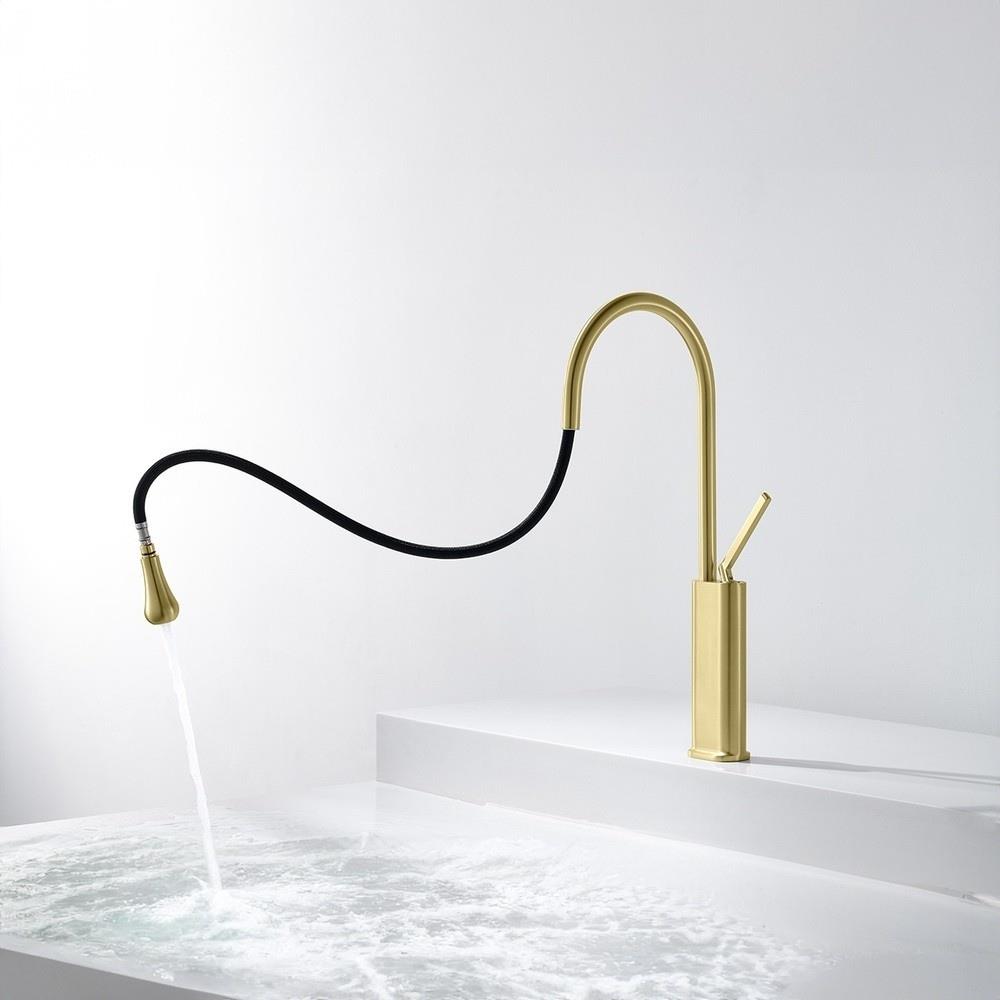 GraffeGraffe Zenflow Fırçalı Altın Spiralli Mutfak Bataryası