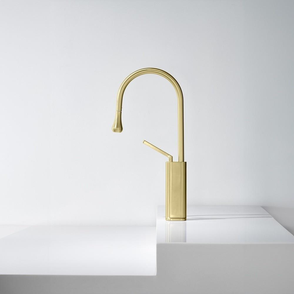 GraffeGraffe Zenflow Fırçalı Altın Spiralli Mutfak Bataryası