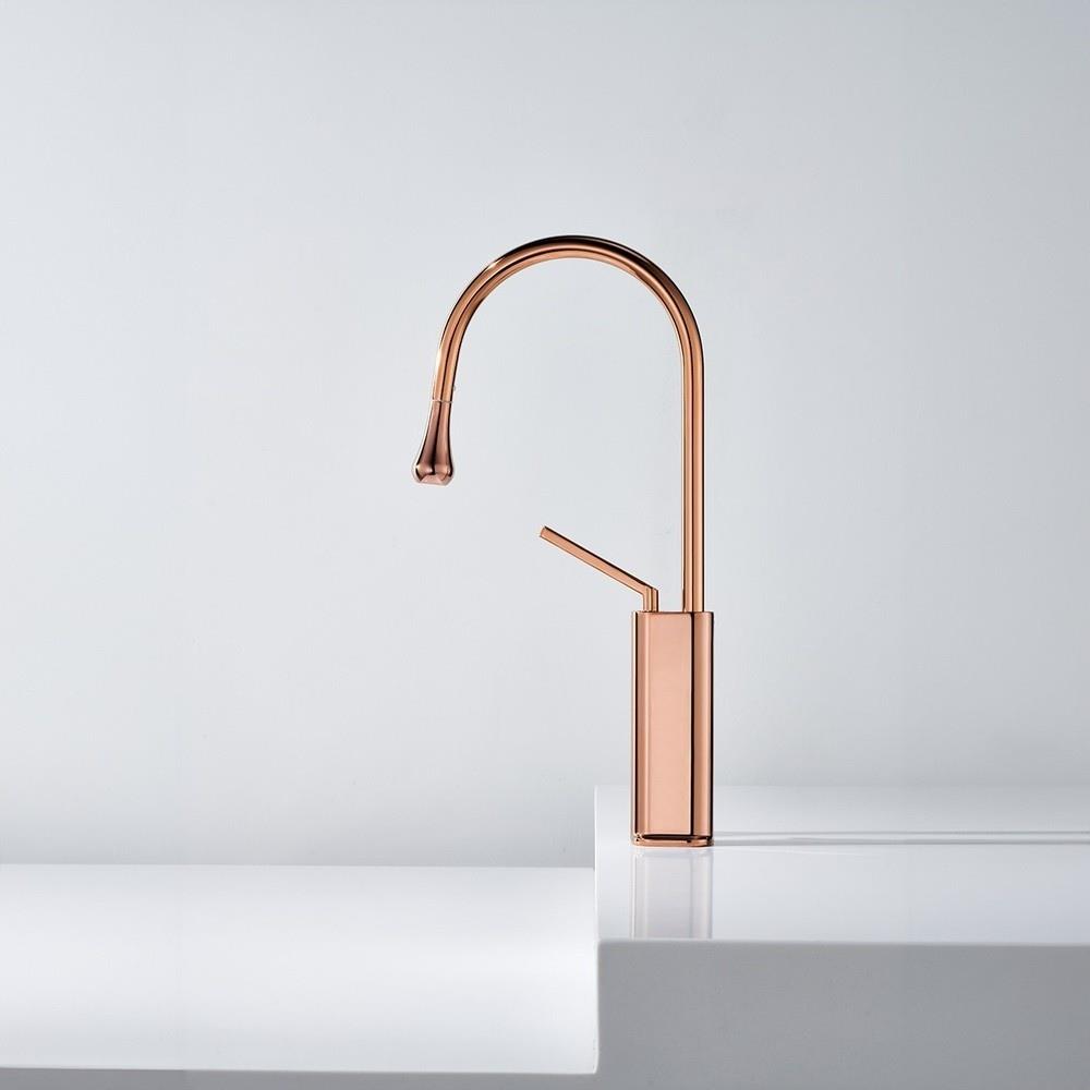 GraffeGraffe Zenflow Fırçalı Rose Gold Spiralli Mutfak Bataryası