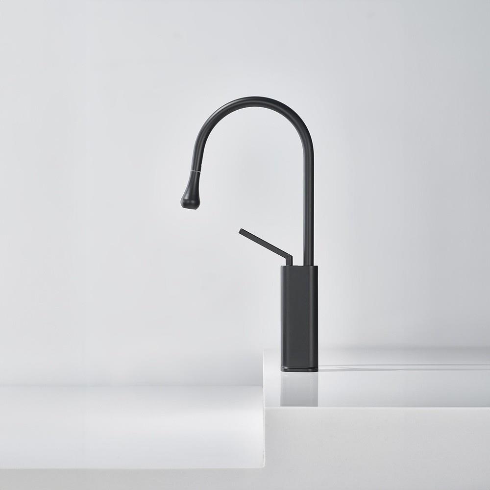 GraffeGraffe Zenflow Mat Siyah Spiralli Mutfak Bataryası